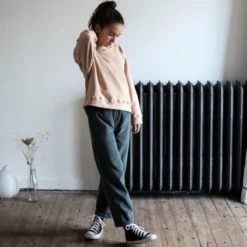 Poudre Organic Sale Organic Cotton Fleece Hooded Jumper - Maple Sugar