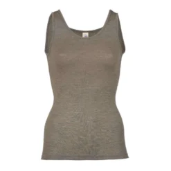 Engel Womens Merino Wool & Silk Singlet - Walnut